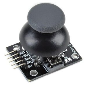 Robocraze PS2 Joystick Module Breakout Sensor Multi-Directional Dual Axis High-Precision with Built-in Switch for DIY Robotics, Arduino (Pack of 1)