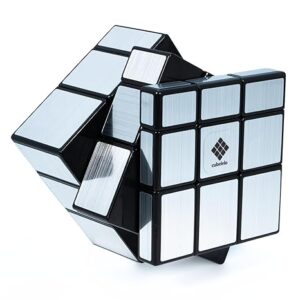 Cubelelo Drift 3x3 Mirror (Silver) Magic Speed Cube | Shape Shifter Speedcube with Durable Stickers | Advanced 3x3x3 Puzzle Toy for Kids Ages 7-14 Boys Girls & Adults | Collector's Item