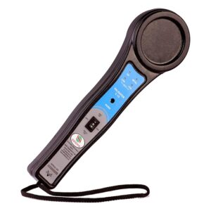 Hand Held Metal Detector Model VALIDATOR S-15 (Medium, Black-Blue) with LED Indicator for Malls, Airports, Railway Stations, Banks