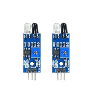 Electronic Spices IR (Infrared) Obstacle Sensor Module Reflective Photoelectric Light Intensity DIY Kit for Arduino UNO (2)