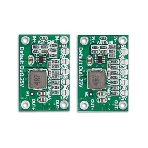 Electronic Spices 2PCS DC to DC Step Down Power Supply Module Buck Converter DC 5-16V To DC 1.25V/1.5V/1.8V/2.5V/3.3V/5V