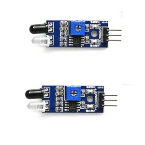 ApTechDeals IR Infrared Sensor Module Reflective Photoelectric Light Intensity DIY Kit for Arduino UNO (Pack of 2pcs)