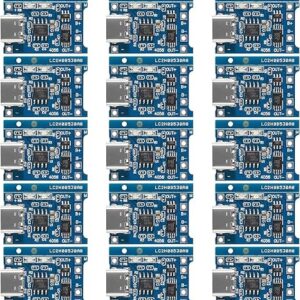 ROBOWAY 15CS TP4056 1A Li-Ion Lithium Battery Charging Module with Current Protection – Type C - Electronic Component - Charging Module Type C