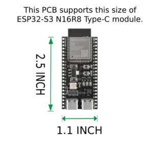 ESP32 S3 N16R8 Breakout/Expansion Board PCB