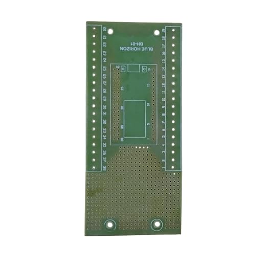 ESP32 38 Pin Breakout Board with Wire Connector Mount & General Purpose Prototype PCB – Dual Width (2.4cm & 2.6cm) Universal Expansion Board for IoT, DIY & STEM Projects (Only PCB)
